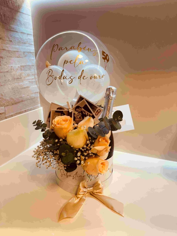 BOX LUXO FLORES E CHOCOLATES FINOS - Imagem 3