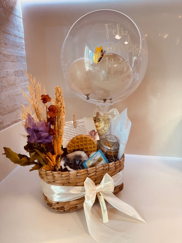 Cesta Floral da manhã - Imagem 5
