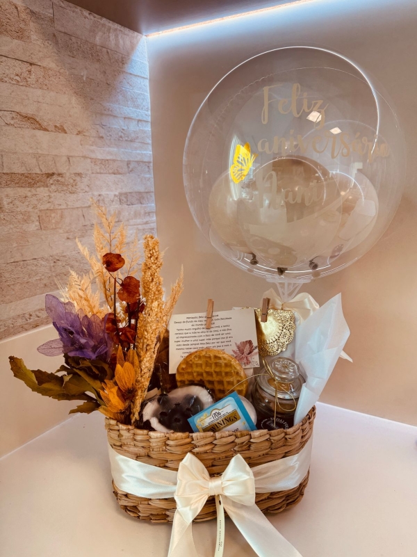 Cesta Floral da manhã - Imagem 8