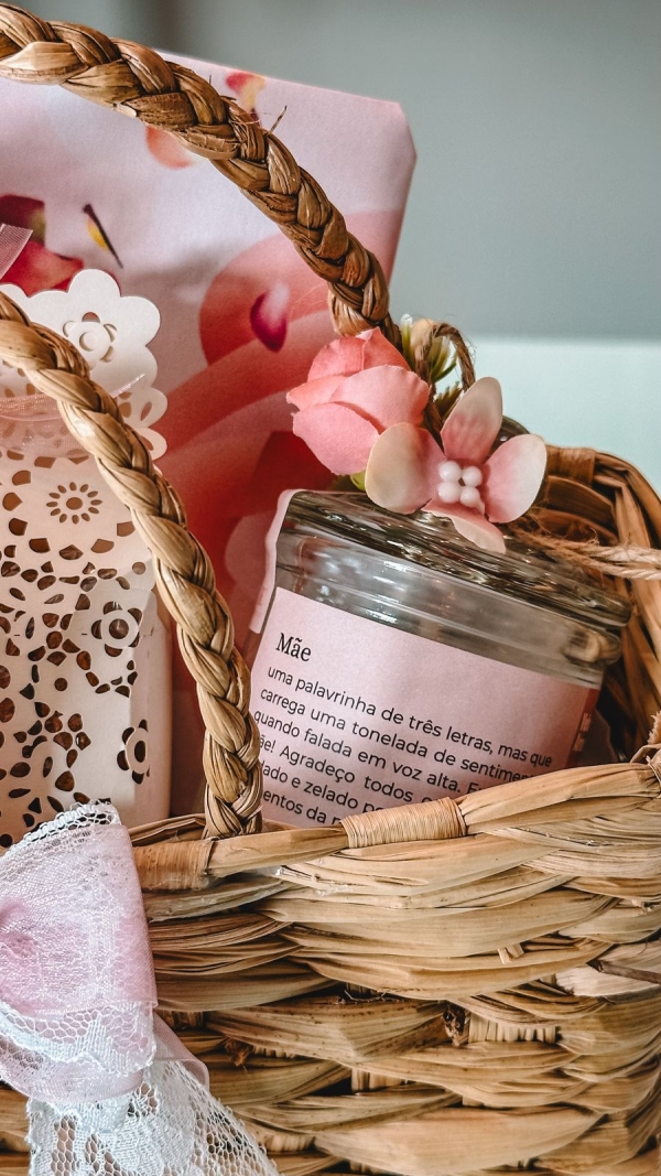 CESTO BOLSA AZALEIA ROSA - Imagem 5