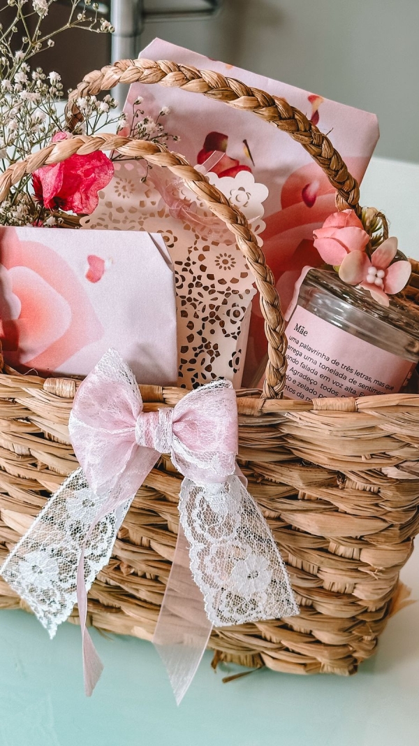 CESTO BOLSA AZALEIA ROSA - Imagem 4
