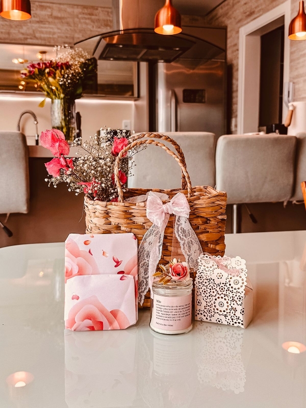 CESTO BOLSA AZALEIA ROSA - Imagem 2