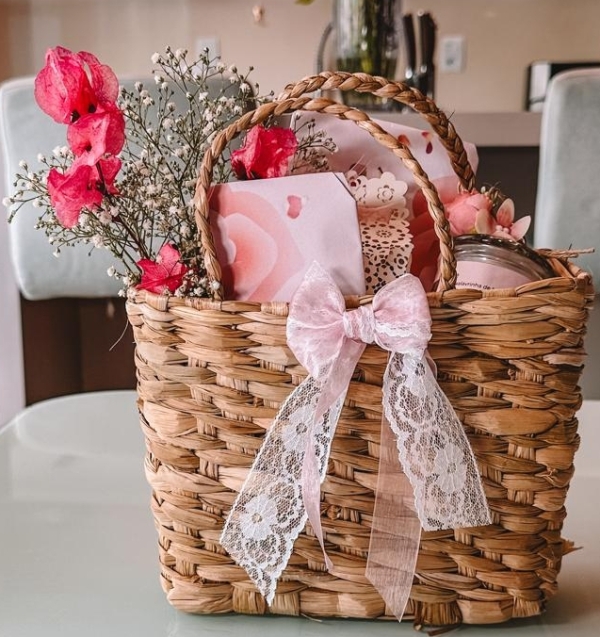 CESTO BOLSA AZALEIA ROSA