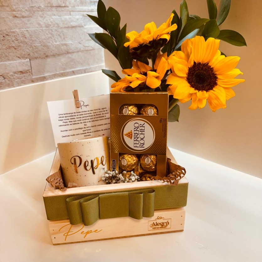 BOX CAFÉ FLOR E SABOR