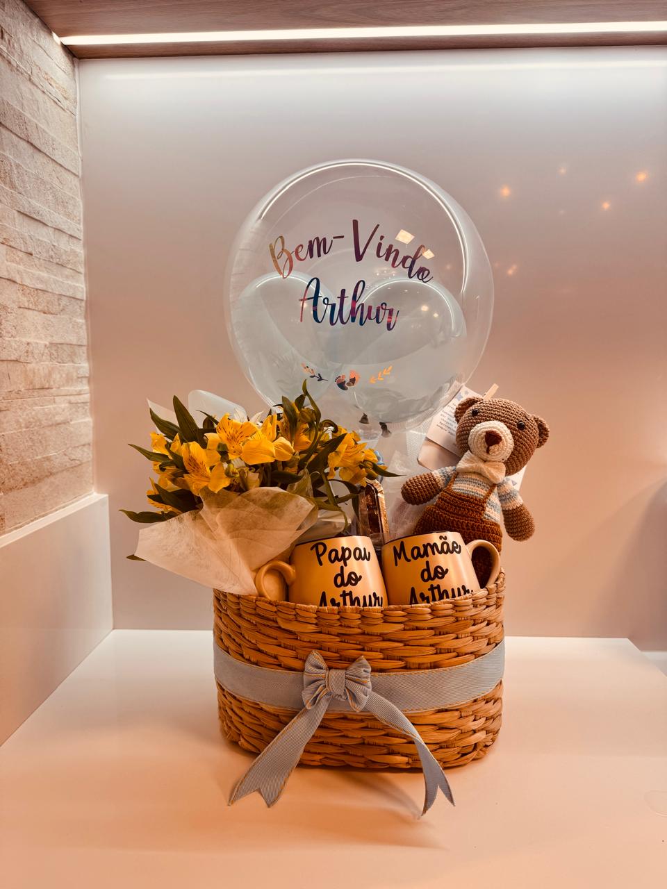 Cesto Maternidade Doce Aconchego - Ver detalhes - Imagem 7